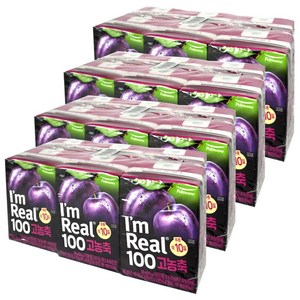 아임리얼 100 고농축 푸룬주스, 120ml, 24개