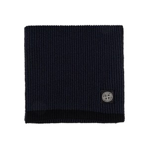 스톤 아일랜드 컴퍼스 패치 골지 스카프