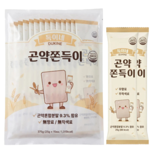 득이네 곤약쫀드기 인절미맛, 375g, 1개