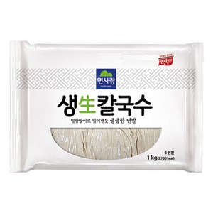 면사랑 생칼국수, 1kg, 6개