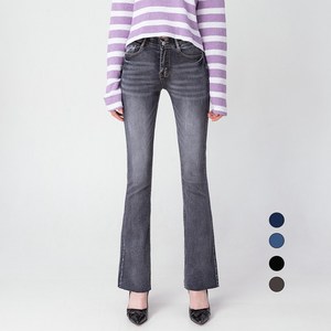 엘블로썸 여성 [숏 기본 롱] 스판좋은 히든밴드 슬림 롱 부츠컷 청바지