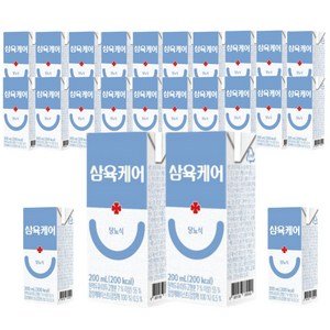 비건식품 채식식품 삼육케어푸드 당뇨환자용 식품 200ml, 24개