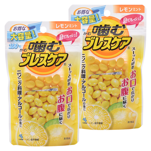 고바야시 깨물어먹는 브레스케어 파우치 레몬 민트 100개입