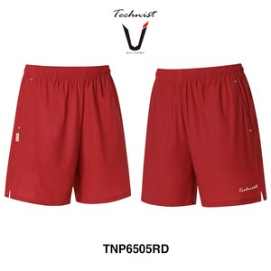 테크니스트 반바지 배드민턴 바지 여성 3부 남성 4부 팬츠 레드 TNP6505RD