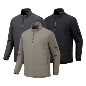 김영주스포츠 남성 패딩 기모 방풍 골프 티셔츠 MT6075