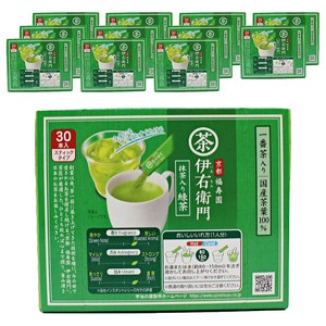 이에몬 말차 함유 녹차 스틱 타입, 800mg, 30개입, 12개