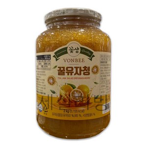 [코스트코]VONBEE 본비 유자청 겨울음료 따뜻한차 2KG, 1개, 1개입