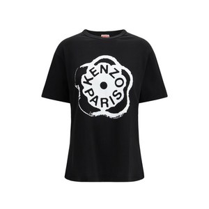 겐조 플라워 프린트 티셔츠, 블랙계열, Standard XS