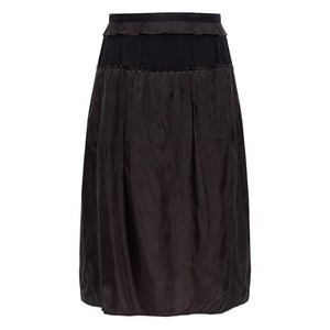 메종 마르지엘라 러플 미디 스커트, 블랙계열, Italy 40(KR 55)