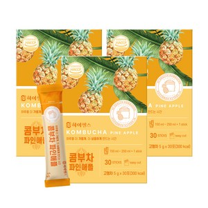 하이헬스 콤부차 파인애플, 5g, 30개입, 3개