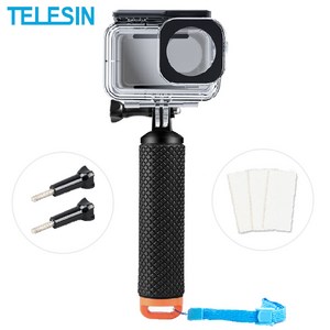 텔레신 오즈모액션 5 4 3 프로 방수하우징 케이스 + 플로팅 핸드 그립 부력봉 + 김서림방지킷