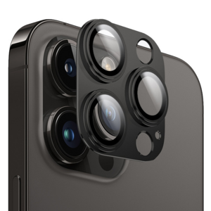 디디 아이폰 티타늄 13 14 미니 프로 맥스 카메라 보호 필름, 아이폰14프로/14프로맥스(공용), 블랙, 1개
