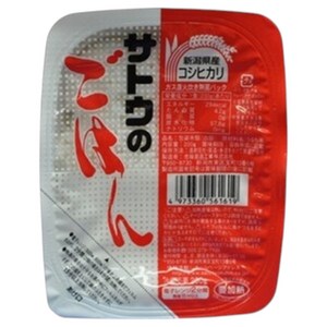 Sato Foods 사토의 밥 고시히카리, 200g, 6개
