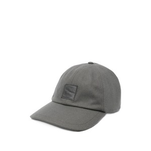 스톤 아일랜드 로고 장식 캡 모자