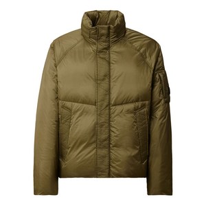 C.P.컴퍼니 퍼넬 넥 패딩 재킷, 그린계열, Standard L(KR 105)