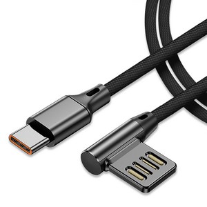 고속충전 파워플로우 USB to C타입 데이터 L자형 케이블