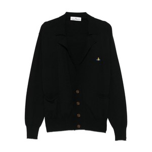 비비안웨스트우드 구체 장식 가디건, 블랙계열, L(KR 105)