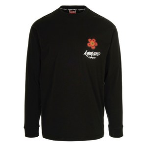 겐조 X 퓨추라 2000 플라워 장식 티셔츠, 블랙계열, Standard M(KR 100)