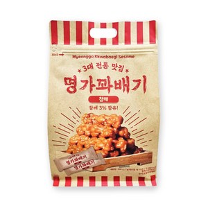 명가꽈배기 참깨 오리지널, 500g, 3개