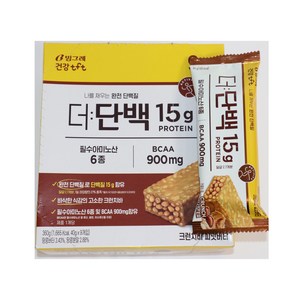 더단백 크런치 프로틴바 피넛버터 9p, 360g, 1개