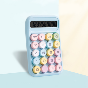 쿠말 파스텔 계산기, 1개, 파스텔 블루