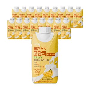 케어웰 밸런스N 고단백 바나나맛 로우슈거, 200ml, 18개