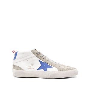 골든 구스 미드 스타 스니커즈, Italy 40(KR 265), 화이트계열+블루계열