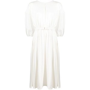 몽클레르 몽클레어 벨트 미디 드레스