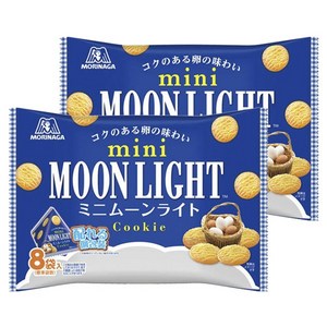 모리나가 미니 문 라이트 쿠키 8개입, 129g, 2개
