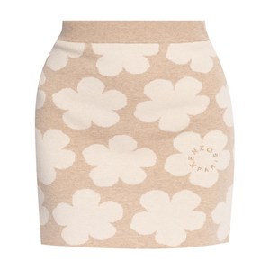 겐조 플로럴 인타르시아 니트 스커트, 베이지계열, Standard S