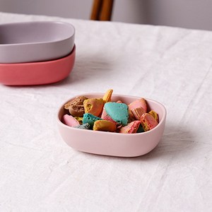 보울보울 국산 레트로라인 오발미니볼, 파우더핑크, 1개