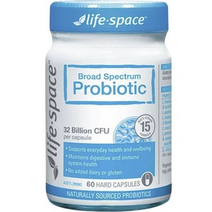 라이프스페이스 보드 스펙트럼 프로바이오틱스 320억 CFU 하드 캡슐, 60정, 1개