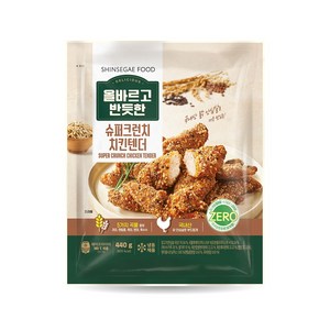 올바르고 반듯한 슈퍼 크런치 치킨텐더 440g 6팩 순살 가라아게 에어프라이어 너겟 튀김, 6개