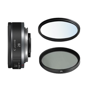 캐논 RF 28mm F2.8 STM / UV + CPL필터 세트