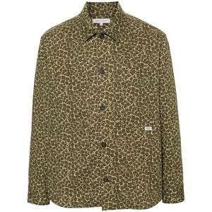 메종키츠네 플로럴 프린트 셔츠 재킷, 그린계열, Standard L(KR 105)