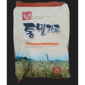 우리밀로 옛날 통밀가루, 1kg, 2개