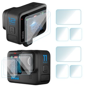 고프로 필름 보호 강화유리 2세트 12 11 10 9 호환