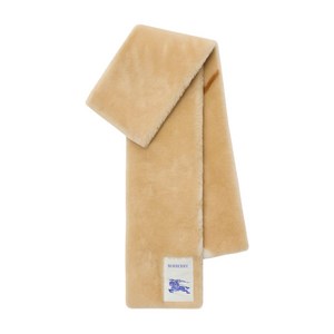 버버리 이퀘스트리안 나이트 디자인 체크 시어링 스카프