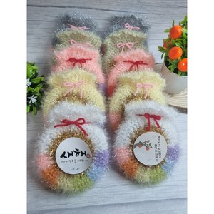 복주머니 수세미, 1개, 1개입