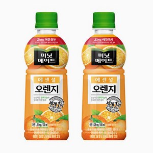 미닛메이드 오리지널 오렌지 주스, 350ml, 24개