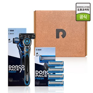 도루코 페이스 7 II 프레쉬 면도기세트, 면도기 + 면도날 ..., 1세트