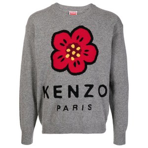 겐조 보크 플라워 크루 넥 스웨터, 그레이계열, Standard S(KR 95)