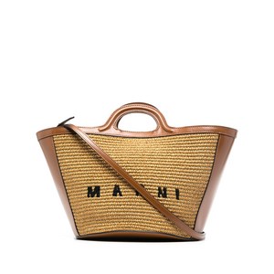 마르니 트로피칼리아 스몰 로고 자수 백