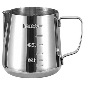 Mojia 스테인리스 계량 밀크저그 350ml