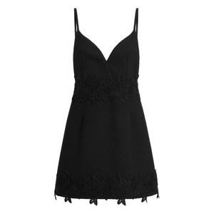 돌체앤가바나 레이스 디테일 미니 드레스, 블랙계열, Italy 44(KR 66)