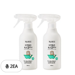 마이비 자연품은 욕조클리너, 485ml, 2개