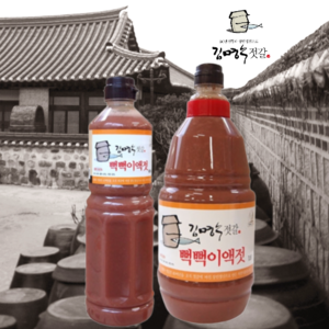 김명수젓갈 뻑뻑이액젓 3년숙성 900ml/1.8L, 6개, 900ml