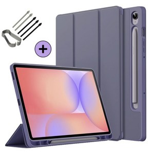 케이스나라 갤럭시탭 S10 Lite 라이트 호환 S펜슬 수납 케이스 보호 북커버 SM-X400 X406N