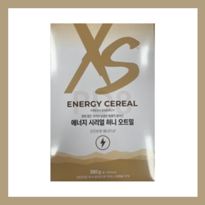 암웨이 XS 에너지 시리얼 허니 오트밀 380g 최신포장 2020년 리뉴얼, 1개