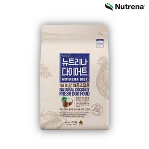 뉴트리나 어덜트 곡물 다이어트 애견사료, 닭, 2.1kg, 1개